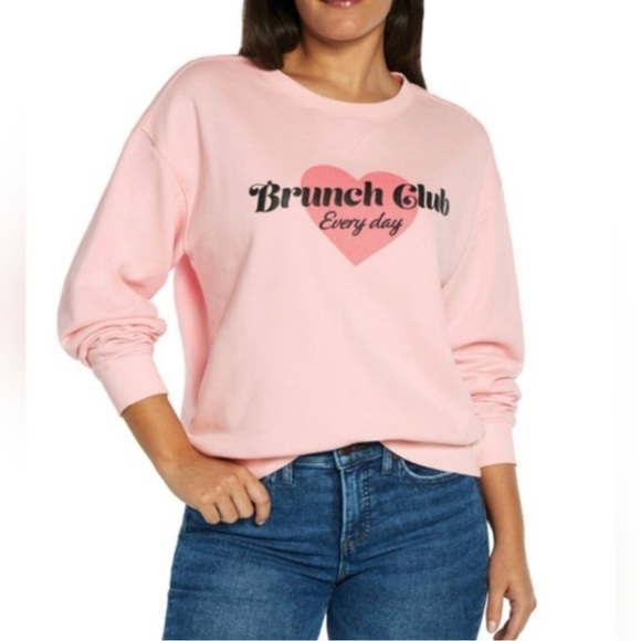 Wildfox Sweaters - Wildfox Brunch Club Graphic Crewneck